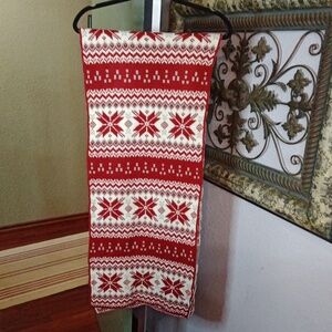 VTG House & Garden Acrylic Knit Nordic Snowflake -Reversible- awesome piece